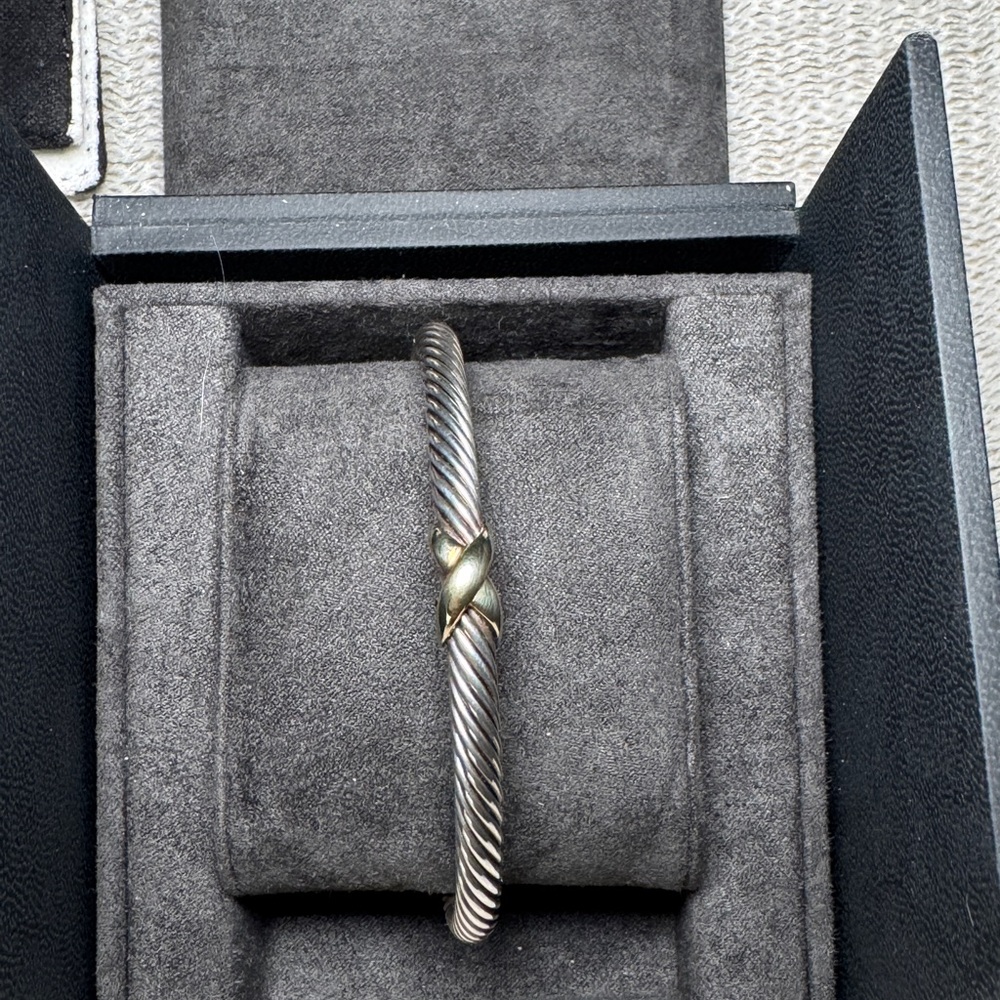 David Yurman Crossover Cable Bracelet 5mm Small - Picture 2 of 13